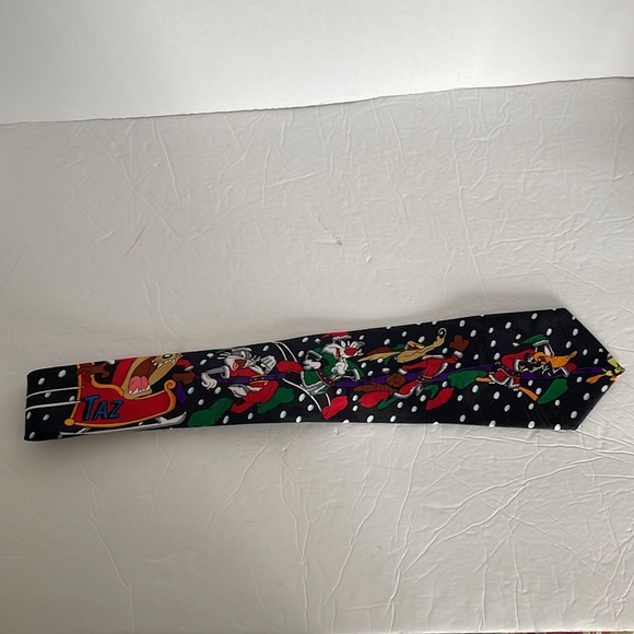 Looney Tunes Mania By Warner Bros.  Christmas tie NWT - Picture 8 of 13